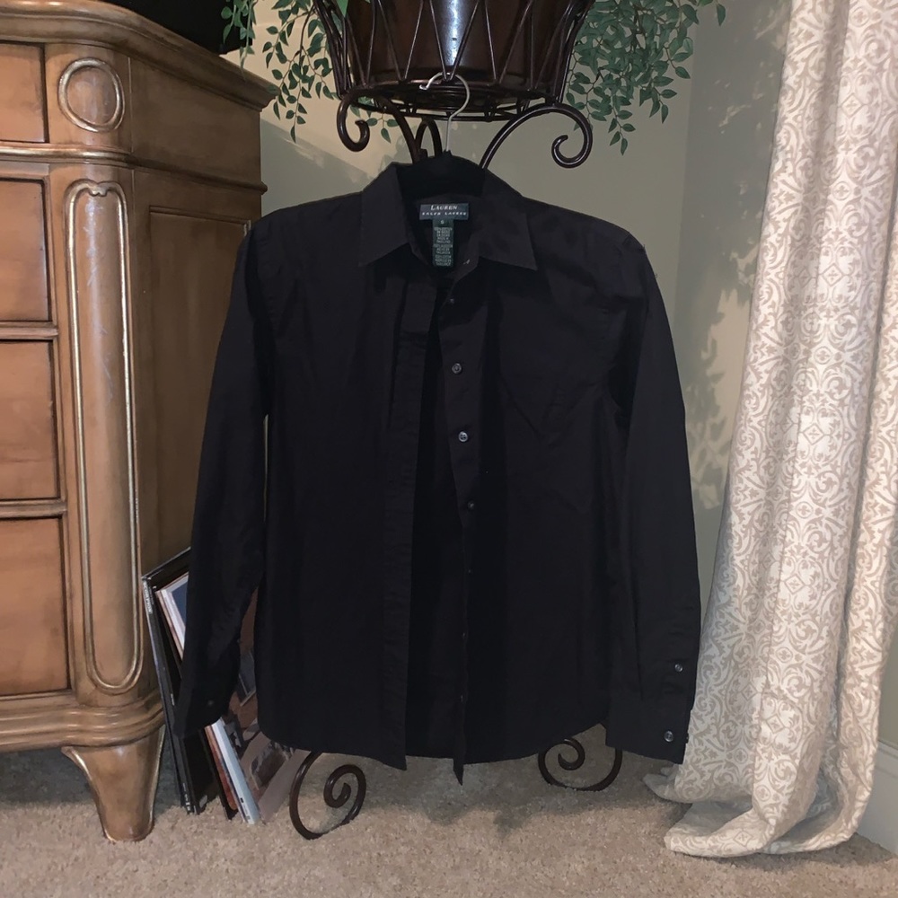 Black Ralph Lauren button down